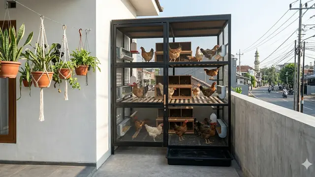 Desain Kandang Ayam Ala Urban Farming