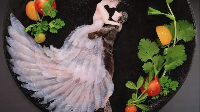 Keren, 6 Kreasi Indah Sashimi Ini Bisa Dimakan Lo