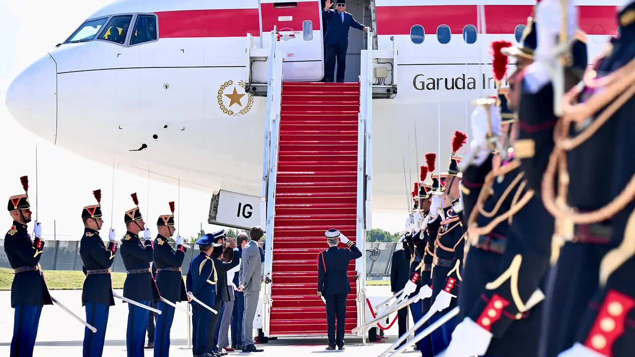 Presiden Prabowo Subianto kembali ke Indonesia pada Selasa (15/7/2025).