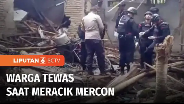 Seorang warga di Kabupaten Cilacap, Jawa Tengah, tewas saat meracik mercon di belakang rumahnya. Korban tewas dengan kondisi mengenaskan, setelah sempat terlempar sejauh 7 meter. Ledakan petasan juga mengakibatkan rumah korban hancur.