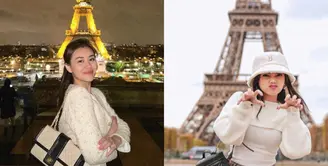 Aaliyah Massaid dan Fuji an Saat Liburan ke Paris. [Instagram]
