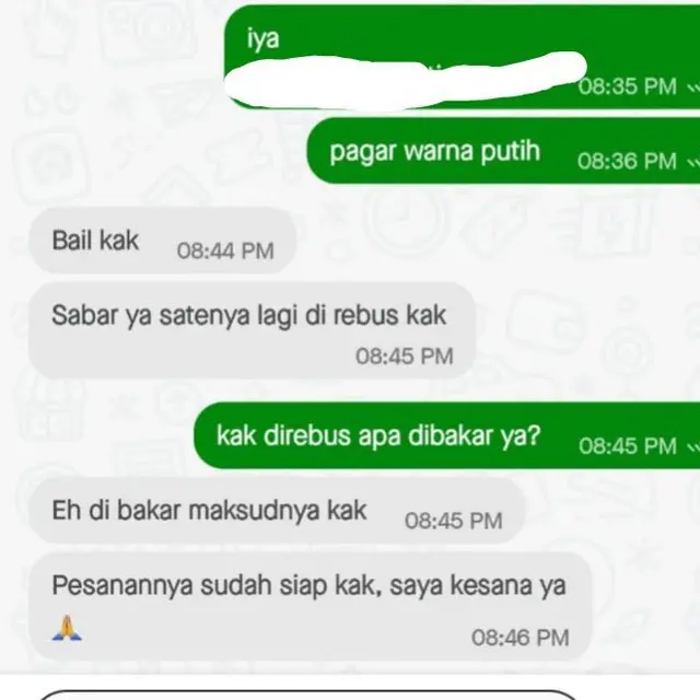 6 Chat Pelanggan Ngeluh Soal Pesanan Makanannya Ini Bikin Elus Dada