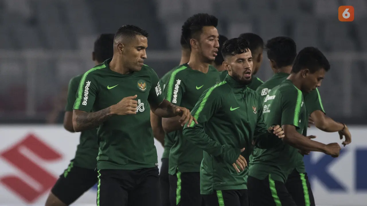 Latihan Timnas Indonesia