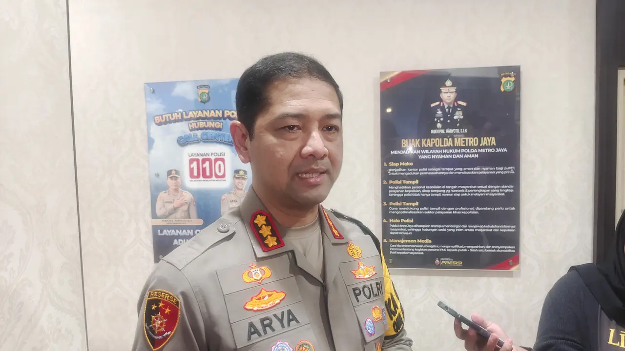 Kapolres Metro Depok, Kombes Arya Perdana saat di temui di kantor Polres Metro Depok.