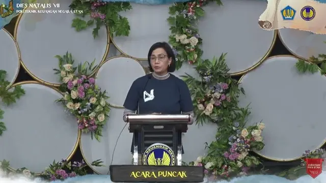 Menteri Keuangan (Menkeu) Sri Mulyani Indrawati berpesan kepada para mahasiswa PKN STAN