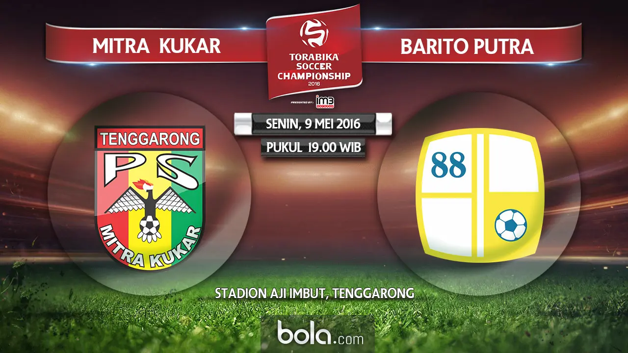Mitra Kukar vs Barito Putera (bola.com/Rudi Riana)