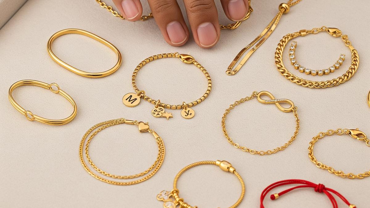 10 Model Gelang Emas Gram Kecil Tapi Mewah Tren 2025, Tampil Elegan Setiap Hari