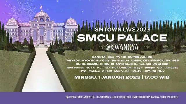 Live Streaming SMTOWN Live 2023: SMCU Palace Kwangya