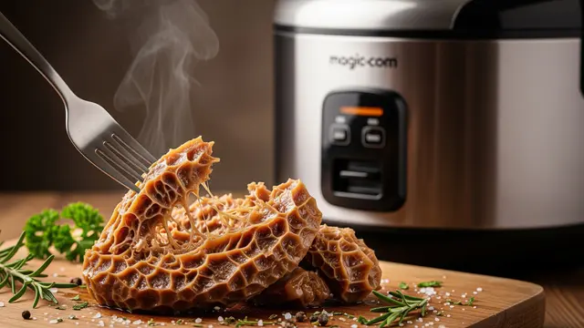 Cara Merebus Tunjang dengan Magic Com
