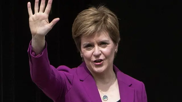 Politikus Skotlandia Nicola Sturgeon.
