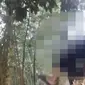 Viral video aksi perundungan remaja di Kuningan, Jawa Barat. (sumber: Facebook Radar Kuningan)