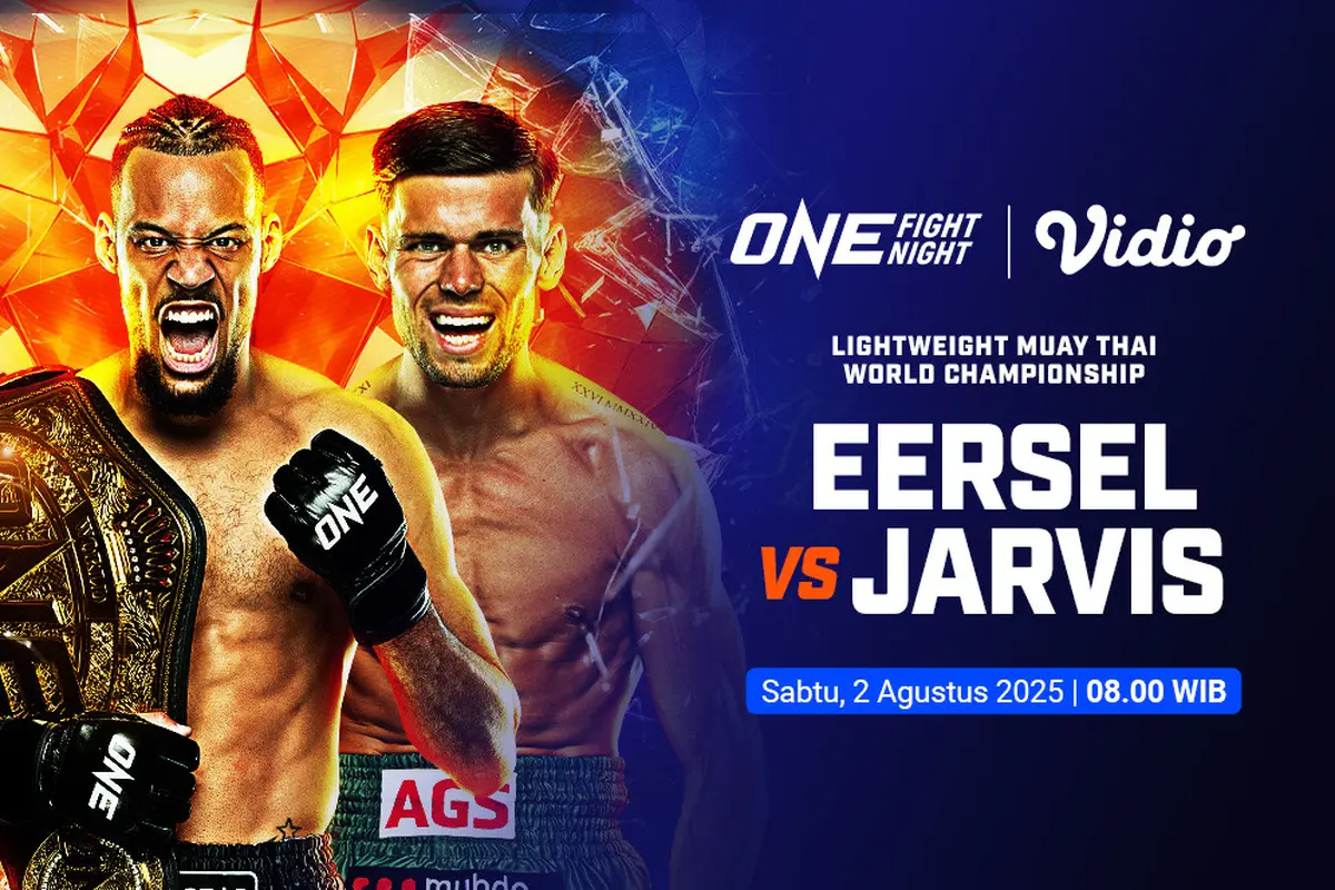 Siaran Langsung ONE Fight Night 34 - Eersel vs Jarvis di Vidio Akhir Pekan Ini