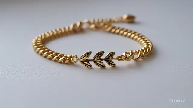 Gelang Emas Islami 14K Model Serut