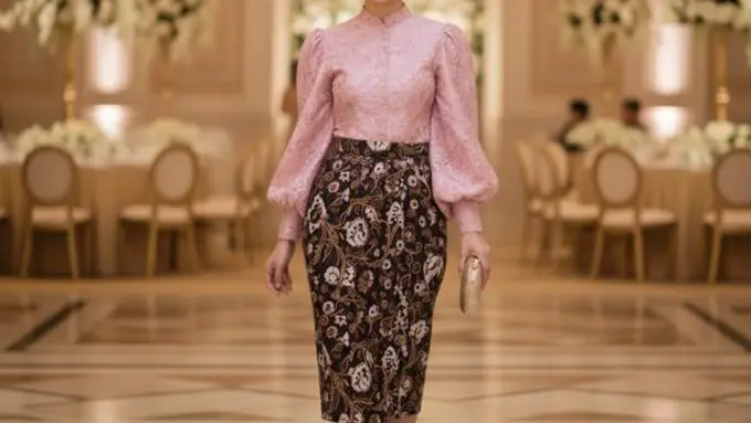 Ilustrasi Brokat dan Batik/Gemini AI