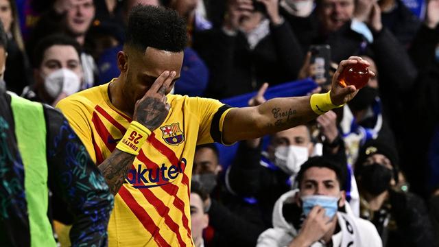 Striker Barcelona, Pierre-Emerick Aubameyang.