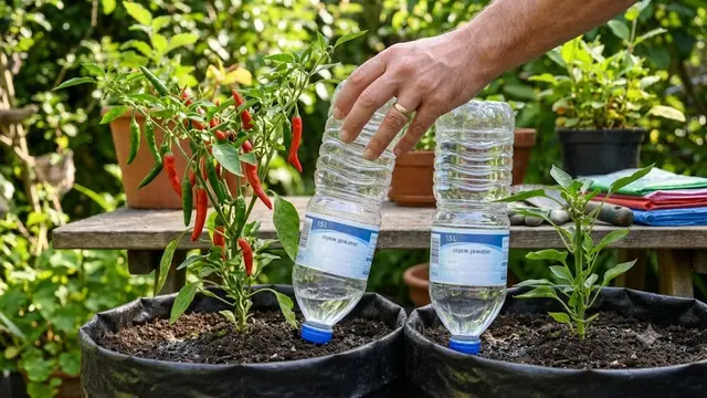 Cara Membuat Sistem Self-Watering dari Botol Bekas