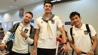 Timnas Indonesia sudah tiba di Brunei Darussalam. (Bola.com/Dok.PSSI).
