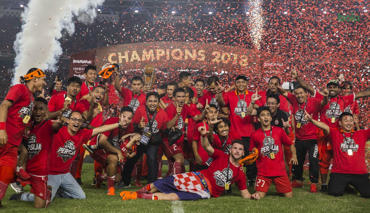 FOTO: Pesta Juara Persija Jakarta Meraih Gelar Piala ...