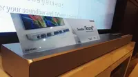 Speaker Samsung Soundbar Sound+. (Liputan6.com/Raden Trimutia Hatta)