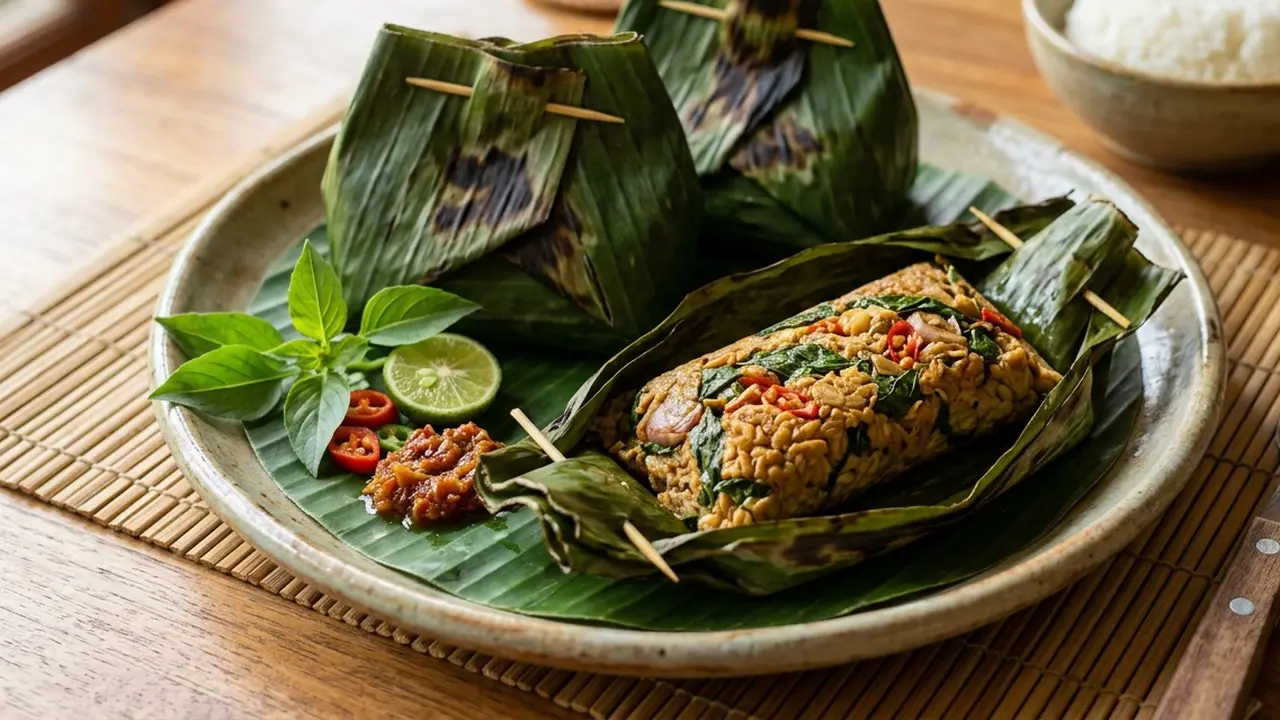 resep pepes tempe kemangi