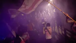 Rencana yang diupayakan PM Benjamin Netanyahu dan pemerintah sayap kanannya telah memicu protes berbulan-bulan yang belum pernah terjadi sebelumnya, menuai perpecahan yang dalam di masyarakat Israel dan mempengaruhi loyalitas sebagian tentara cadangan. (AP Photo/Ariel Schalit)