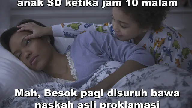 6 Meme Kocak Anak Kasih Tahu Tugas Mendadak Ini Bikin Jengkel