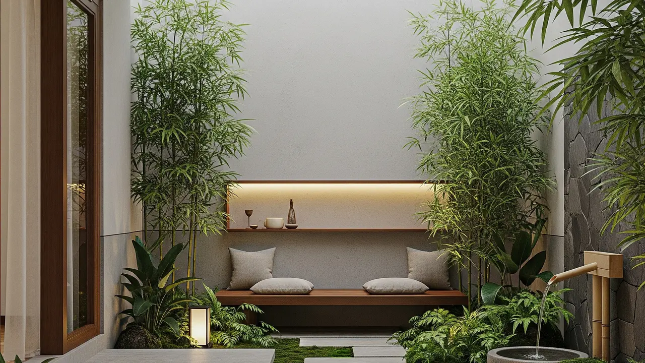 Model Teras Rumah Ala Jepang Minimalis dengan Sentuhan Hijau yang Bebas dari Ular