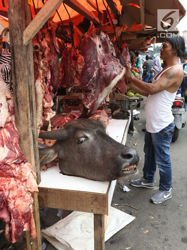 Pedagang Daging Musiman Menjamur
