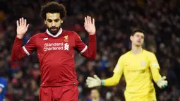 2. Mohamed Salah (Liverpool) - 10 Gol. (AFP/Paul Ellis)