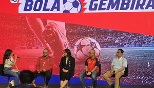Press conference peluncuran kerja sama Telkomsel dan TVRI untuk penayangan Piala Dunia FIFA 2026, Selasa (26/5/2026) di Jakarta. Laiputan6.com/Iskandar