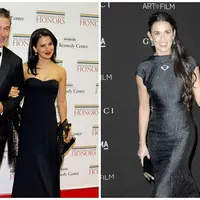 Demi Moore, Alec Baldwin, dan Hilaria (Bintang/EPA)