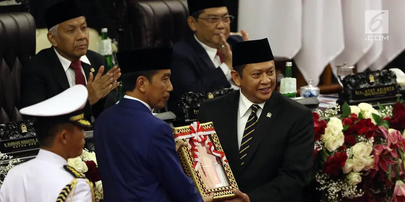 Jokowi Serahkan Nota Keuangan dan RUU APBN 2020 kepada DPR