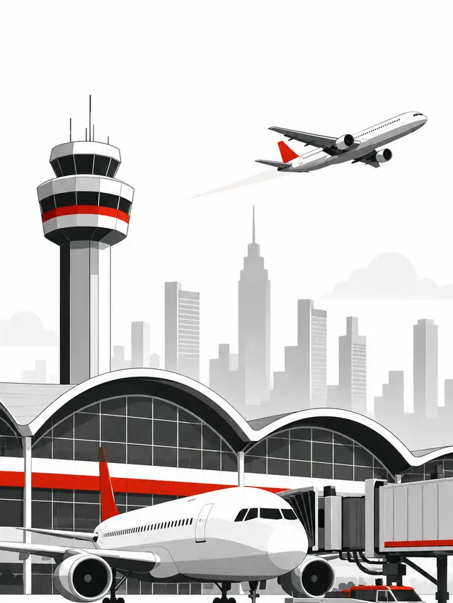 Infografis: 10 Bandara Tersibuk di Dunia 2026.