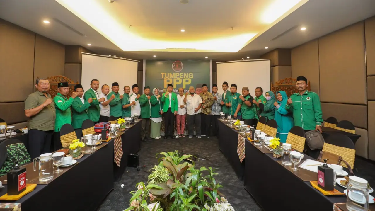 Plt Ketua Umum Partai Persatuan Pembangunan (PPP) Muhamad Mardiono menemui kader PPP wilayah Solo Raya. (Istimewa)
