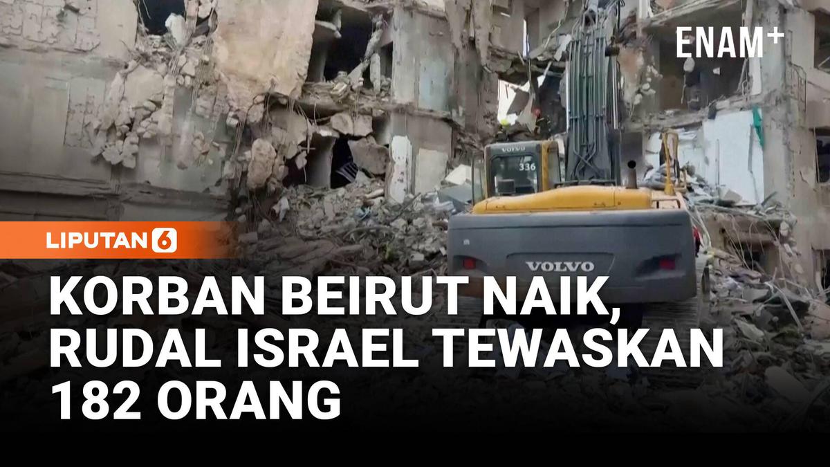 Pasca Serangan Israel, Korban Tewas Beirut Capai 182 Orang