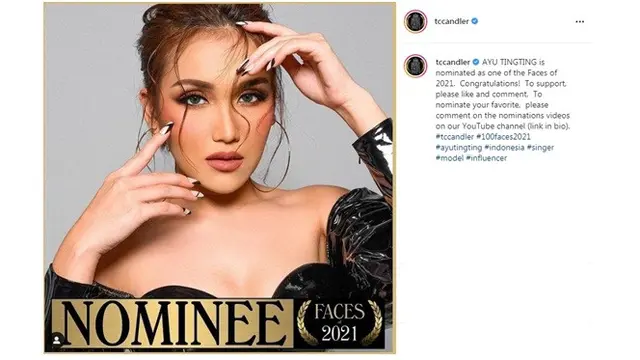 7 Pesona Ayu Ting Ting Tanpa Makeup, Jadi Nominasi Wanita Tercantik 2021 Versi TC Candler