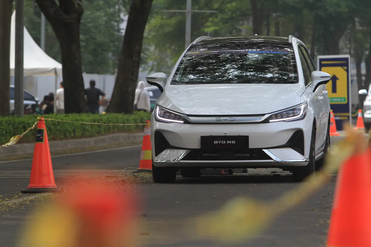 Mobil Listrik BYD Dicoba 2.000-an Pengunjung di GIIAS 2024 (ist)