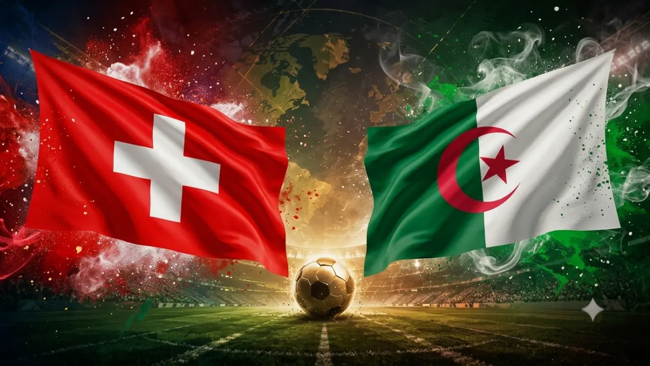 Ilustrasi Swiss Vs Aljazair