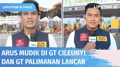 Kondisi di Gerbang Tol Cileunyi terpantau lancar. Antrean kendaraan di jalur arteri sempat mencapai 1 kilometer. Rekayasa lalu lintas tol dan arteri akan diterapkan tentatif.