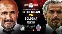Inter Milan vs Bologna (Liputan6.com/Abdillah)