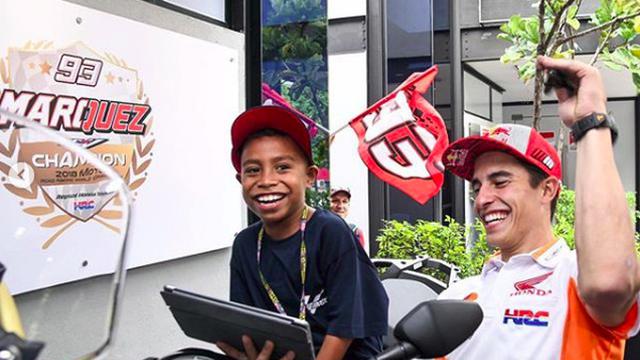 Marc Marquez Bersama Rivaldy