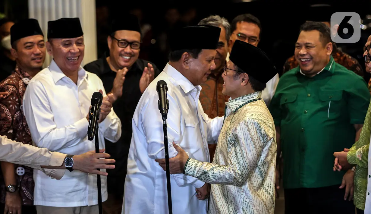 Kunjungan tersebut sebagai bentuk halalbihalal dan silaturhami sekaligus membahas pematangan koalisi menjelang pilpres 2024. (Liputan6.com/Johan Tallo)