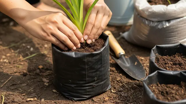 Menanam Daun Pandan di Polybag
