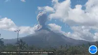 Gunung Lewotobi Laki-Laki 2 Kali Erupsi Dahsyat Rabu Pagi
