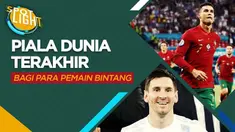 Berita video spotlight tentang Berikut lima bintang yang mungkin memainkan Piala Dunia terkahirnya di Qatar, salah satunya ialah Cristiano Ronaldo.