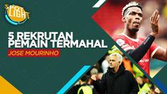 Berita video spotlight episode kali ini membahas 5 rekrutan termahal yang pernah dibeli Jose Mourinho di setiap klub yang dilatihnya.