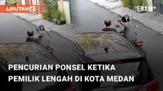Beredar video viral di sosial media terkait aksi pencurian ponsel. Aksi tersebut terjadi di kawasan jalan Wahidin, kota Medan. Selasa (19/12/2023)