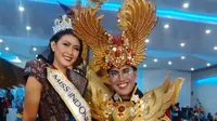 Eksotika kostum dalam gelaran Jember Festival Carnaval (JFC) ke-15 menyita perhatian Miss Indonesia 2016, Natasha Mannuela.