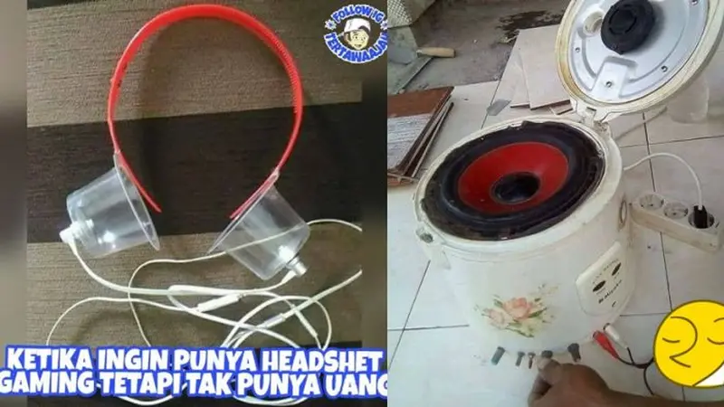 Ngakak, Ini Bukti Kreatifnya Orang Indonesia Manfaatkan Benda Tak Terpakai