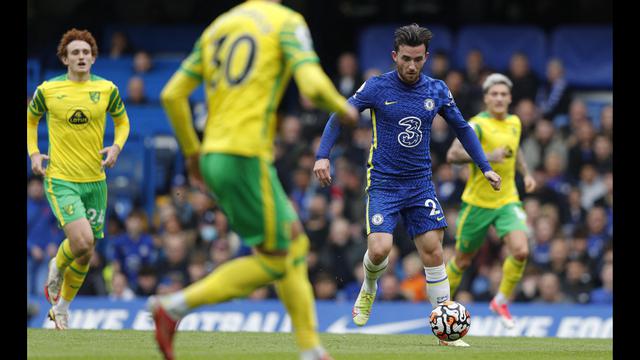 Foto: Mason Mount Hattrick, Chelsea Cukur Norwich City 7 Gol Tanpa Balas di Liga Inggris
